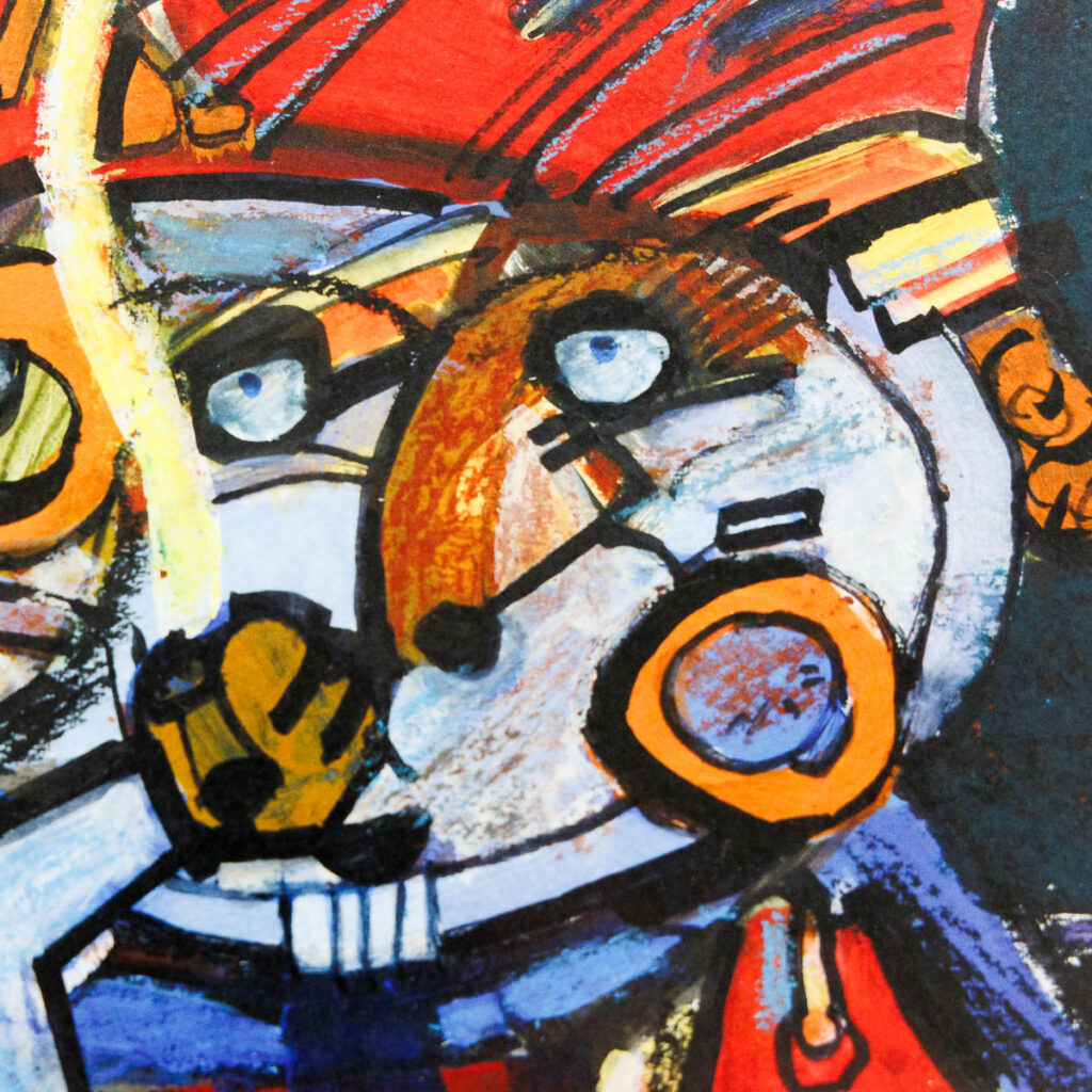 Cadeau van kunstenaar Jaaph