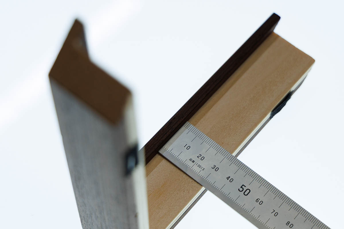 Diepe sponning voor schilderij (detail)