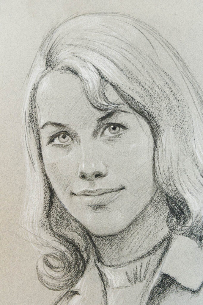 Portret opnieuw ingelijsten in de bestaande lijst